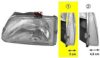 VAN WEZEL 5322941 Headlight